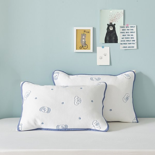 [애끌리아] 댕댕이2 HR 워싱 텐셀 밴딩 베개덮개 2장(50X70)