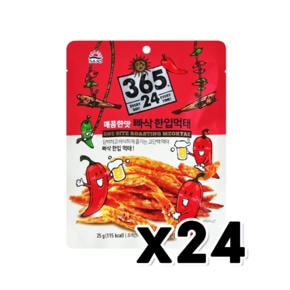 빠삭한입먹태 매콤한맛 술안주간식 25g x 24개