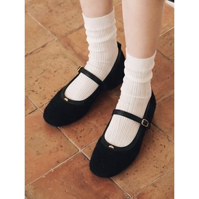 Dumdum 덤덤 털 메리제인 3cm