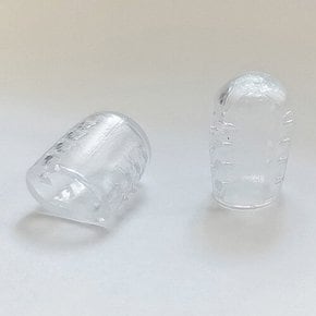 실리콘 발가락 보호 골무 발톱 물집 굳은살 방지 캡 밴드 패드 커버 새신발 투명 보호대