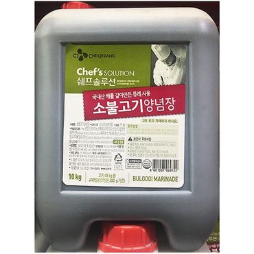 제이큐 요리소스 식당 식자재 재료 백설 소불고기양념  10kg