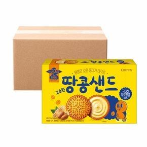 [G]크라운 국희 고소한 우도 땅콩샌드 (대) 279g 12개