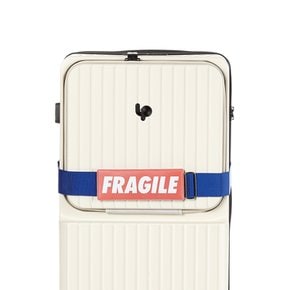 [무케] 럭키플래닛_고비욘드 엘라스틱 캐리어 벨트 Fragile (블루/옐로우)