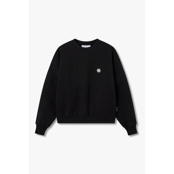 로고 패치 크루넥 스웨트 셔츠 8625312607000