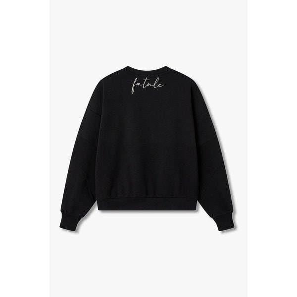 로고 패치 크루넥 스웨트 셔츠 8625312607000