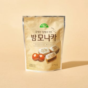 오가닉스토리 국내산 찹쌀로 만든 밤모나카 112g