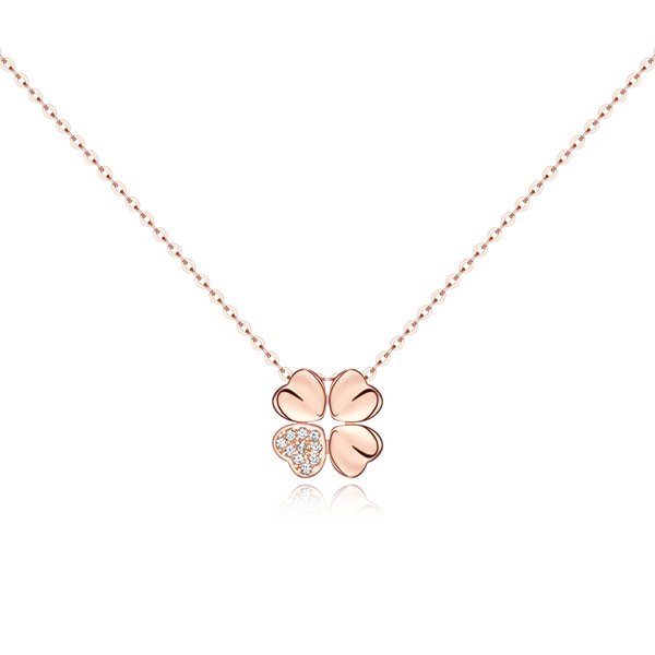 [TANDY] 탠디 실버925 네잎클로버 펜던트 목걸이 TDN613 로즈골드