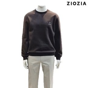 라운드넥 기모 맨투맨 티셔츠 ADF1TR1902_BR