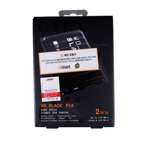 WD BLACK_P10 2TB (Game Drive)