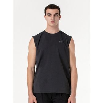 골스튜디오 [코엑스몰] 반팔티 AIR DRY BIG LOGO SLEEVELESS-CHARCOAL