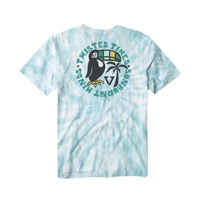 [30%OFF][비슬라] Easy Beaks Tie Dye PKT Tee-PCB Pacific Blue