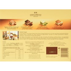 Lindt 린트 레이어드 누가 프랄린 초콜릿 125g