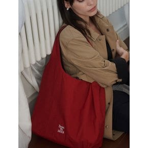 방수) Reversible shoulder bag_ Red+brown