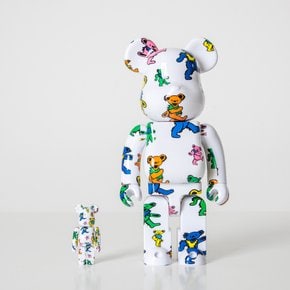 400%+100% BEARBRICK GRATEFUL DEAD (DANCING BEAR)