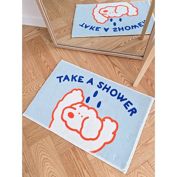 감성 아트 빨아쓰는 소프트 발매트 10종