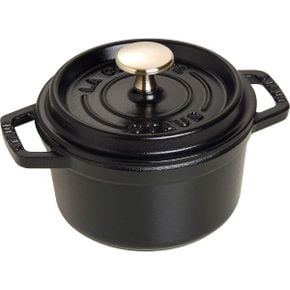 스타우브 후라이팬 Staub 40509476 Pico Cocotte Round 블랙 55 inches 14 cm Small Double Hand