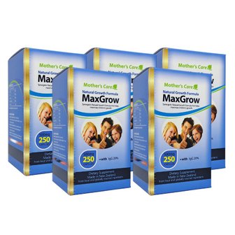  마더스케어 멕스그로우 250캡슐 5개