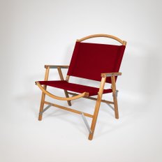 [KERMIT CHAIR - Classic Oak] 커밋체어 오크 캠핑 접이식 폴딩 휴대용 등받이 의자 Burgundy