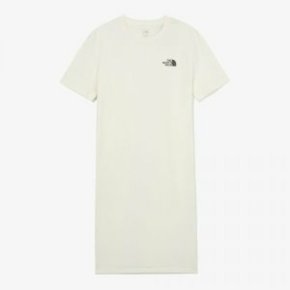 [국내정식매장] 노스페이스 원피스 The North Face W’S ESSENTIAL S/S MIDI DRESS - IVORY