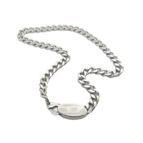 남성 D Logo Stainless Steel 체인 목걸이 (DX1509040)