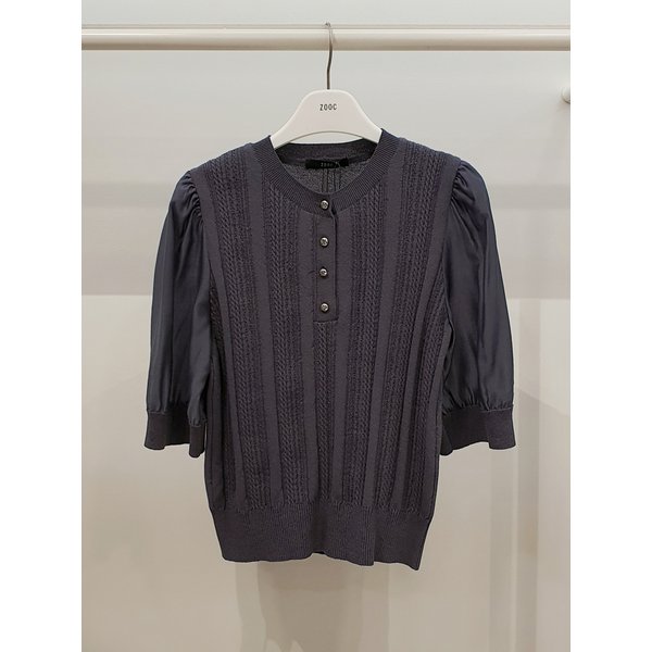 [파주점] 쥬크 주크 밑단시보리 퍼프소매 니트 풀오버 V262KSK942