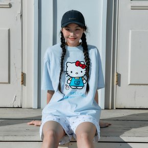 [스노우피크 X 헬로키티] 여성 키티 반팔 티셔츠 S25MWFTS89