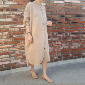 롱 셔츠 원피스 가을 간절기 남방 브이넥 텐셀 박시 루즈핏 66 77 88 빅사이즈 40대 50대 미시