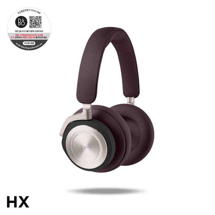 공식 수입 베오플레이 HX (Beoplay HX) Dark Maroon 블루투스 무선