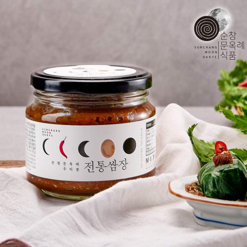 순창문옥례식품 우리콩 전통 쌈장 450g  유리용기