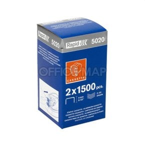 래피드5025E 카세트 스테플심 1500x2pcs Rapid 스테플러심