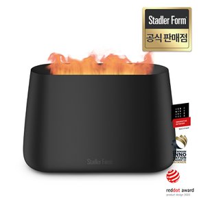 공식판매점 3in1 불멍 대용량 가습기 벤 블랙 Amber light 벽난로 조명 효과