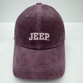 JP4GCU103 코듀로이 JEEP 빅 로고 자수 캡 25년 다크핑크 야구 모자 A_SC