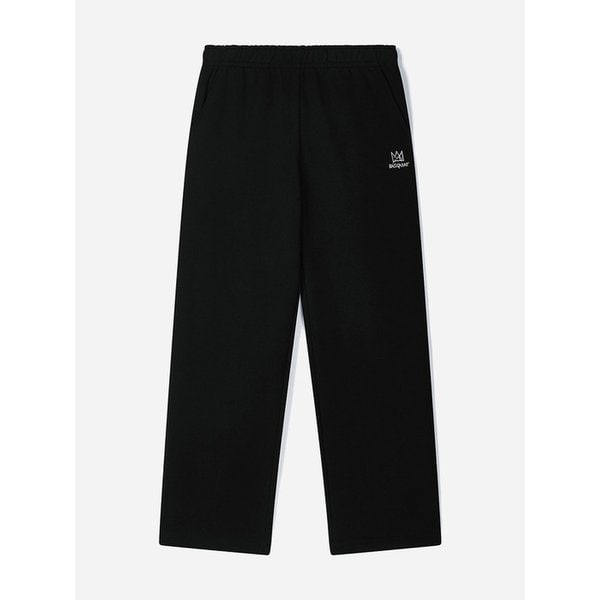 바스키아 CROWN 자수 스트레이트 스웨트 팬츠 BPDPT481U