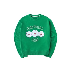 NEW VIVID SWEAT SHIRTS - GREEN 맨투맨 스웻셔츠