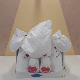 블루독베이비 WH)러브도기배내저고리 출산 선물세트(45170-000-04)