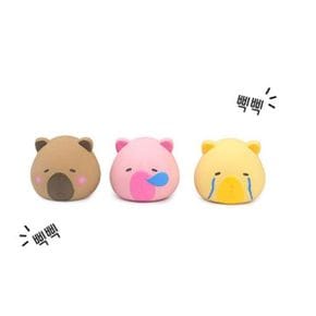 강아지 카피바라 라텍스 장난감(랜덤발송)1P