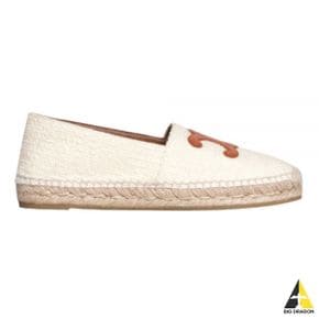 셀린느 FLAT ESPADRILLE WITH TRIOMPHE PATCH SIGNATURE IN TWEED  CALFSKIN (354432278C