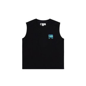 [공식](정상가 : 49,000원) 브리즈팝 그래픽 에어로쿨 슬리브리스 키즈 BLACK
