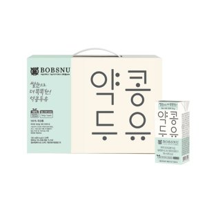 밥스누 서울대 쌀눈으로 더 똑똑한 약콩두유(190ml,24팩) 1박스