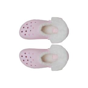클래식 플랫폼 퍼지 라인드 클로그 핑크 밀크 212854-6ZW