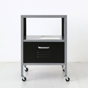 MKB 사이드테이블 서랍장 1칸 425630 블랙