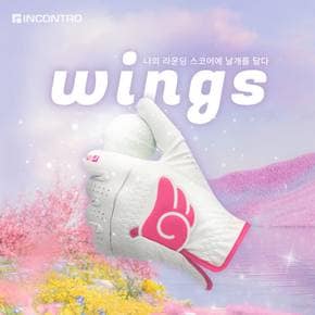 엔젤 윙 스킨핏 반양피 남여공용  왼손착용 골프장갑 1장