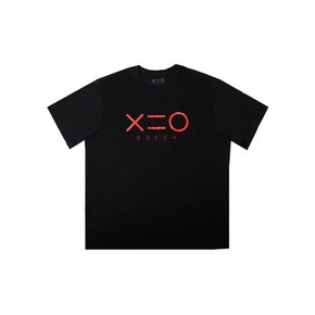 BLACK DOZOH F/RED LOGO T-SHIRTS