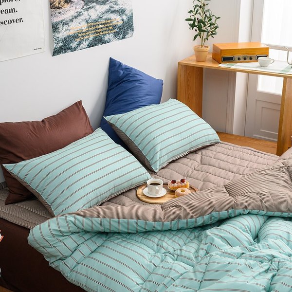 더블리 제크 소프트마이크로 차렵이불 베개세트 Q