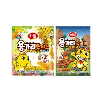 하림 용가리 돈까스 385g+용가리 떡갈비 450g_P316227190