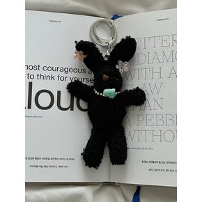 BLACK RABBIT KEYRING_ 블랙 래빗 키링 5color 열쇠고리 인형