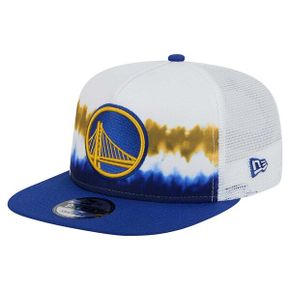 [해외] 1111730 뉴에라 모자 NBA 골든스테이트 워리어스 DipDye 9FIFTY AFrame Trucker Hat Whit