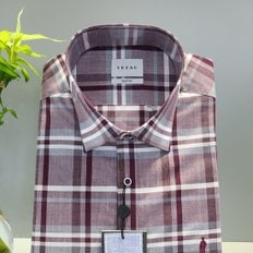 예작 고급스러운여름반팔체크남방YJ0MBS433-WI