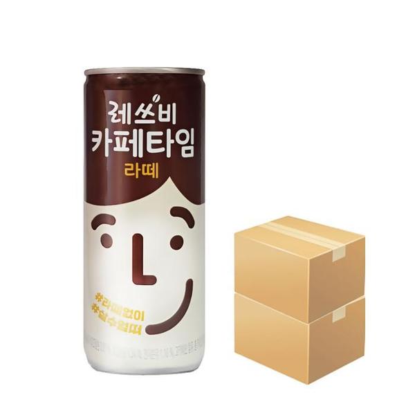 레쓰비 카페타임 라떼 240ml x 60개 캔커피음료(1)