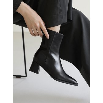 사뿐 라미엘 스퀘어 앵클부츠 (5cm)